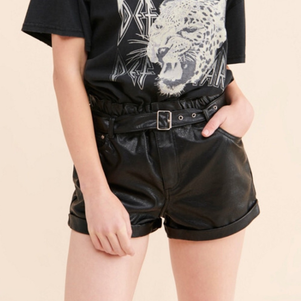 URBAN OUTFITTERS BDG Leather Shorts